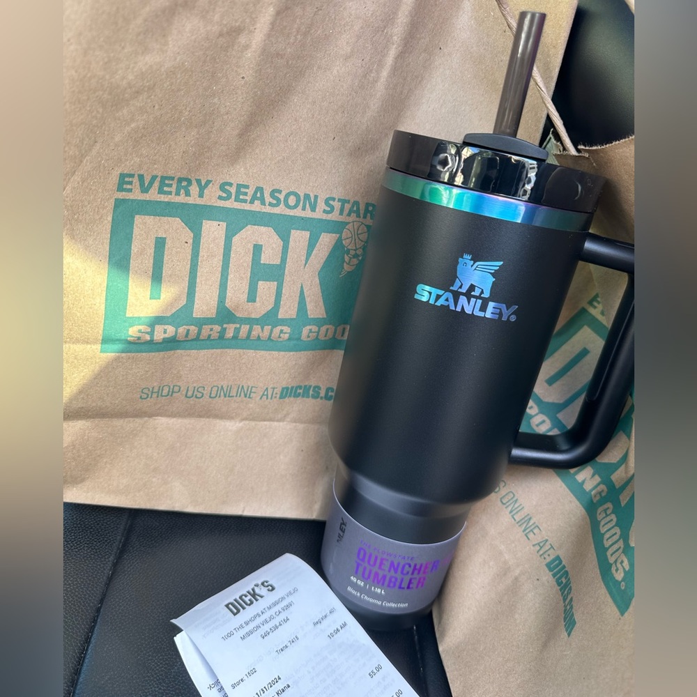 New Black Chroma Stanley Cup - 40oz